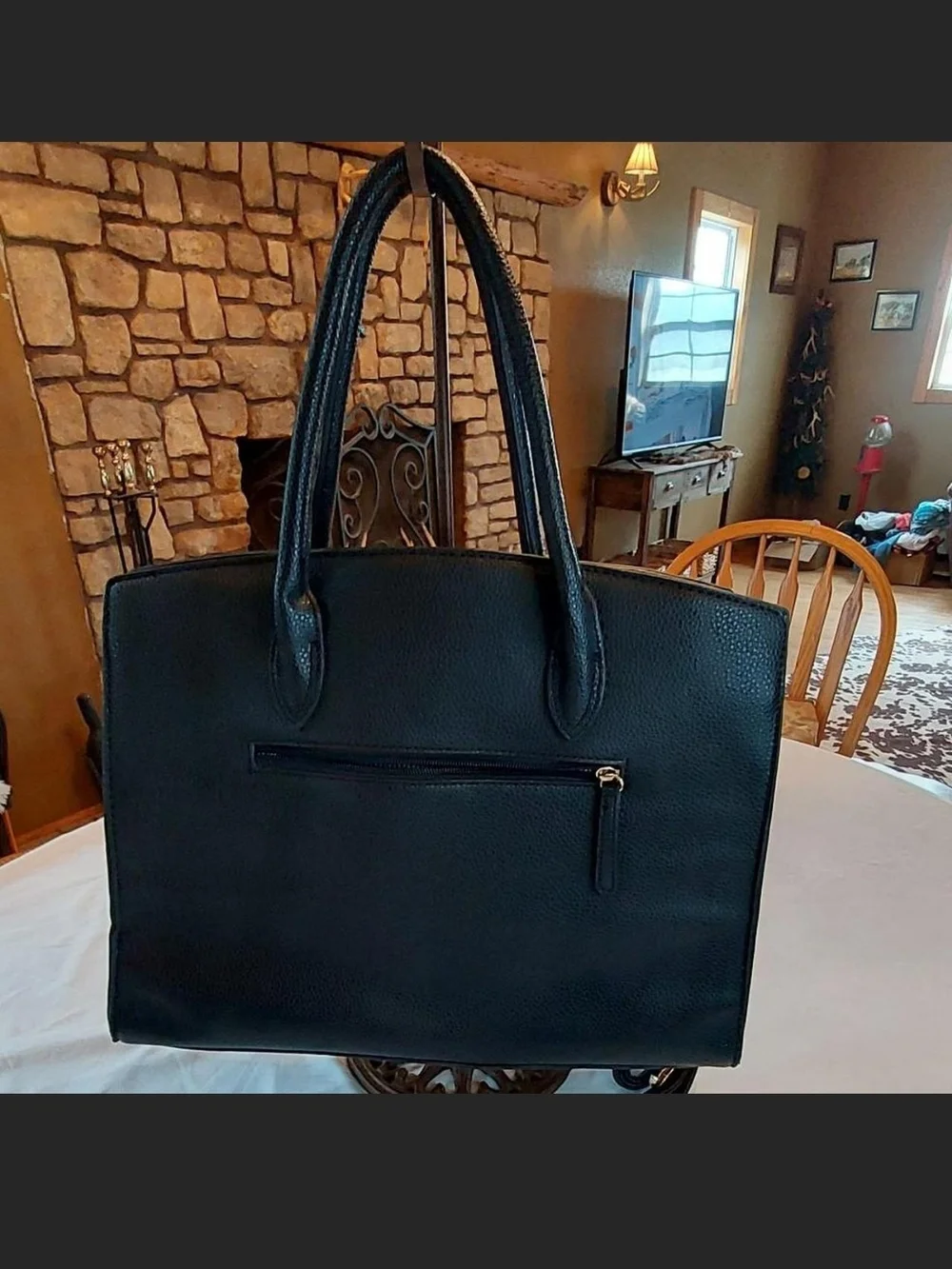 Unbranded LG Black Satchel w/ Crossbody Strap